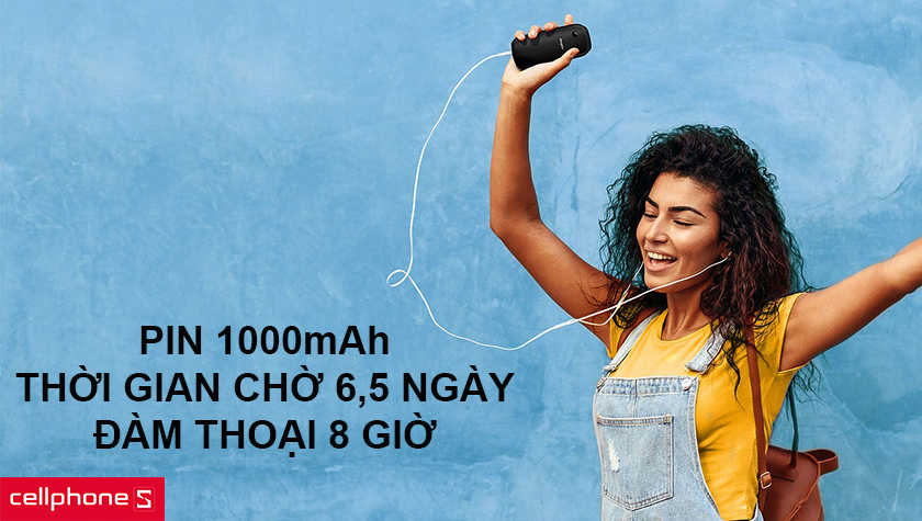 dung lượng pin 1,000 mAh