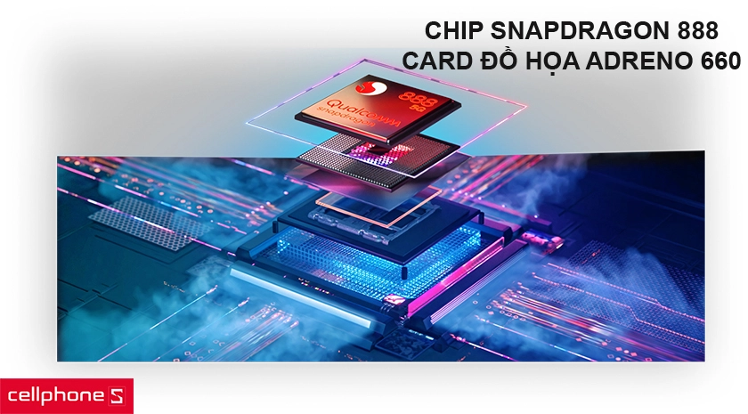 Hiệu suất chơi game chuyên nghiệp với chip Snapdragon ™ 888
