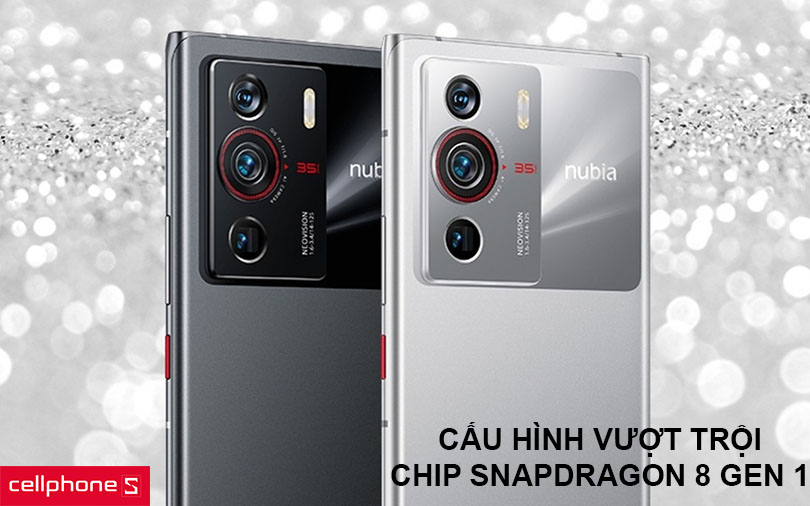 Cấu hình vượt trội với con chip Snapdragon 8 Gen 1