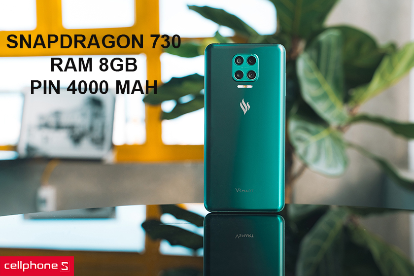 Sở hữu Snapdragon 765 RAM 8GB và dung lượng pin 4000 mAh