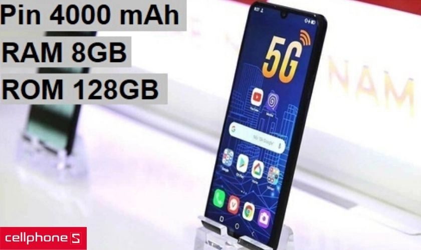 Sở hữu Snapdragon 765 RAM 8GB và dung lượng pin 4000 mAh