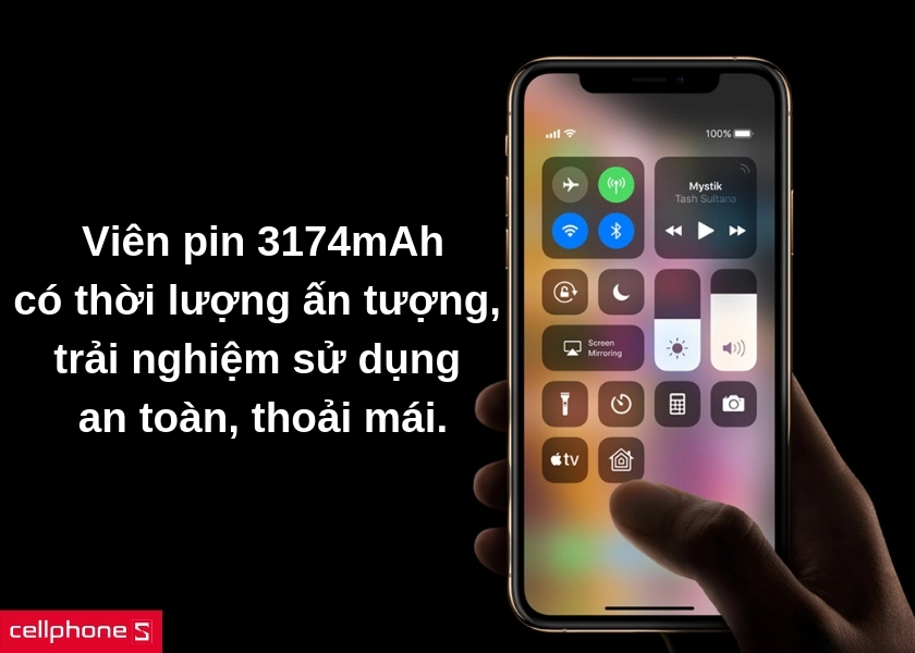 Thời lượng pin ấn tượng, cho trải nghiệm thoải mái