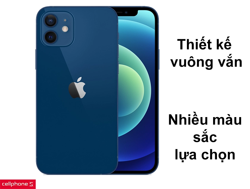 Thiết kế vuông vắn, nhiều màu sắc lựa chọn