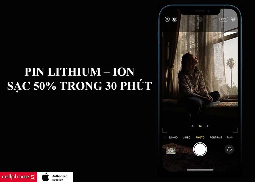 Pin lithium – ion dung lượng cao, hỗ trợ sạc nhanh, hỗ trợ 5G tốc độ cao