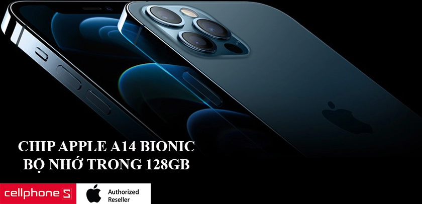 Cấu hình hiệu năng mạnh mẽ với chip Apple A14 Bionic