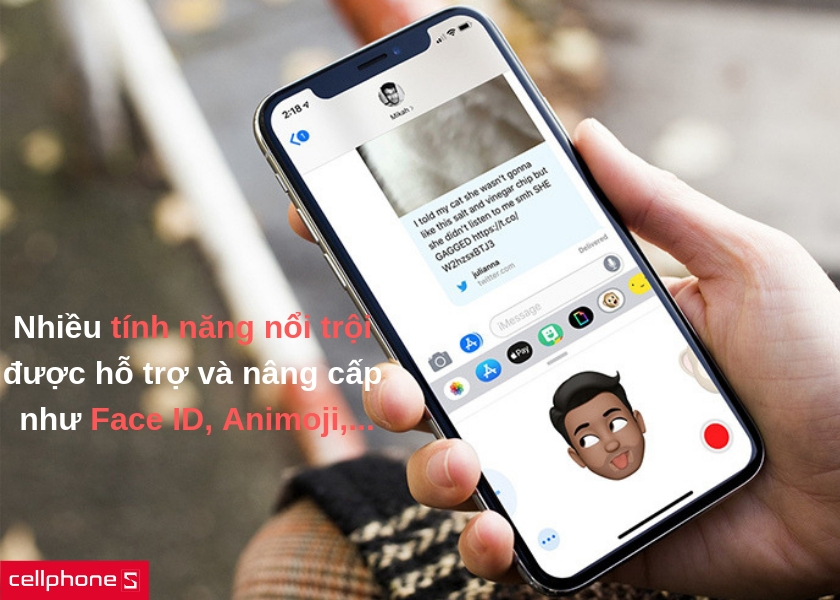 iPhone XS Max với tính năng Face ID, Animoji