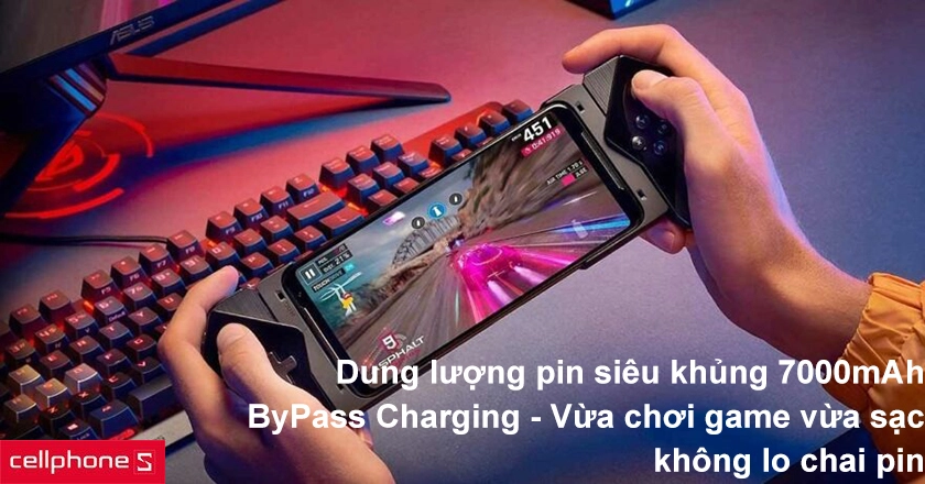 Chiến game không ngừng nghỉ với viên pin 7000mAh