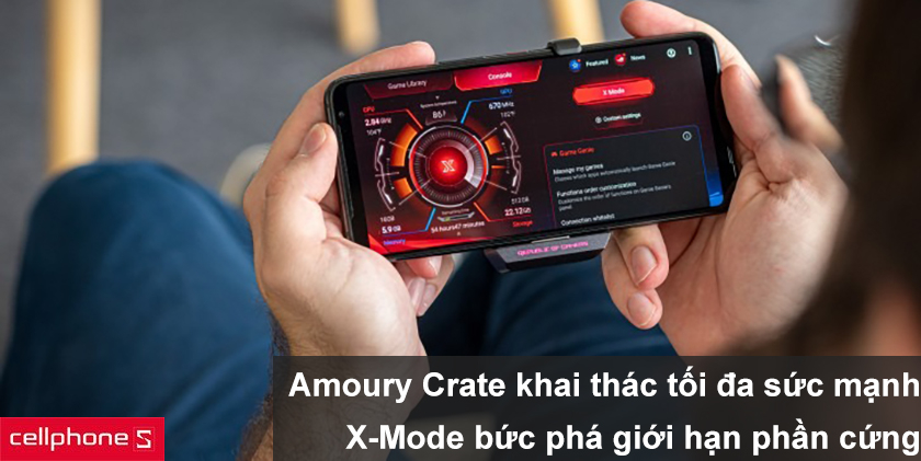 Ứng dụng Armoury Crate khai thác tối đa sức mạnh, tối ưu hóa hiệu suất X-Mode