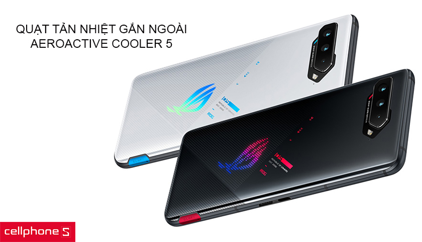 Tản nhiệt hiệu quả với quạt tản nhiệt gắn ngoài AeroActive Cooler 5