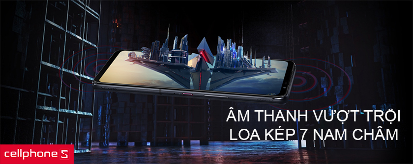 Âm thanh vượt trội với loa kép 7 nam châm
