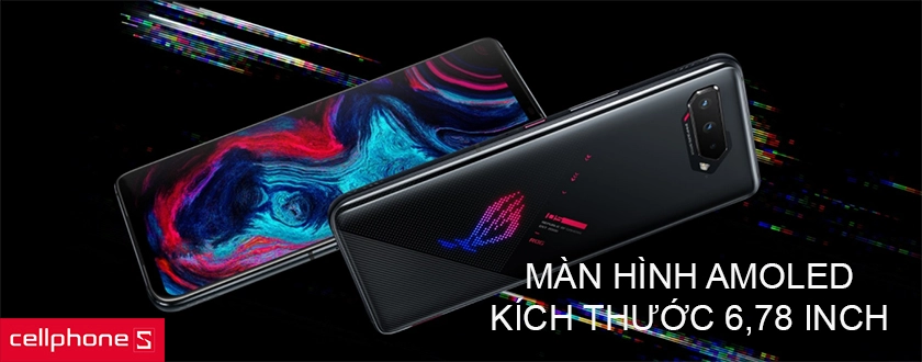 Thiết kế đậm chất gaming, màn hình ROG Vision
