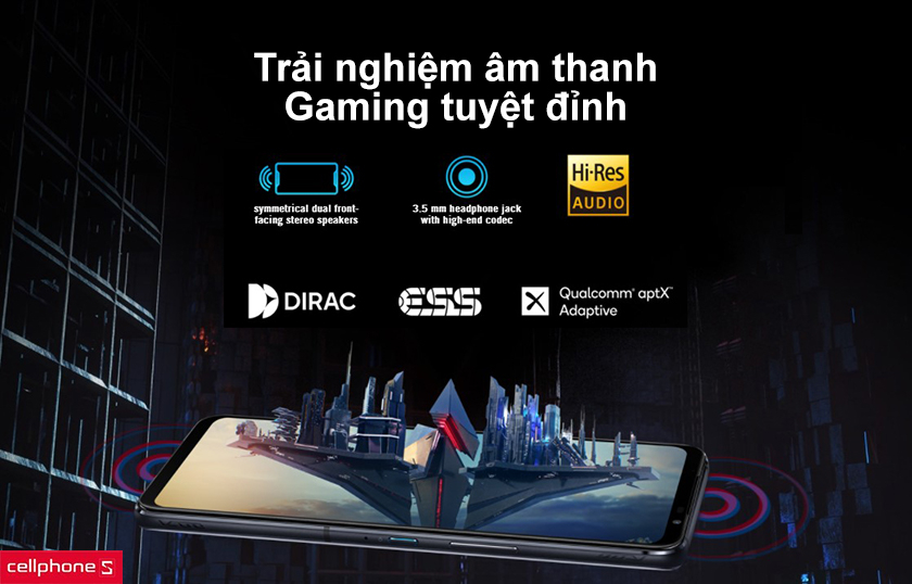 Hệ thống âm thanh GameFX mang đến trải nghiệm âm thanh gaming