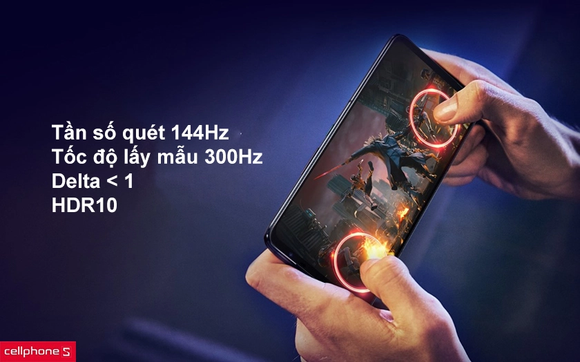 Bắt trọn từng khung hình trong mọi ván đấu với công nghệ màn hình đỉnh cao