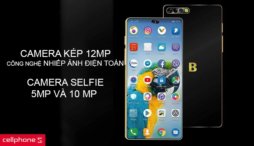 Camera kép 12MP cùng công nghệ nhiếp ảnh điện toán