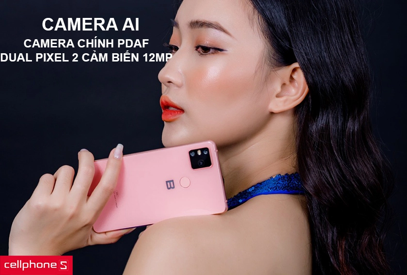 Công nghệ camera AI hiện đại và bộ đôi camera sau lên đến 12MP