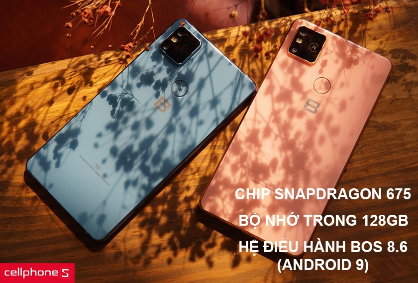 Bộ nhớ lên đến 128GB, hệ điều hành Android 9