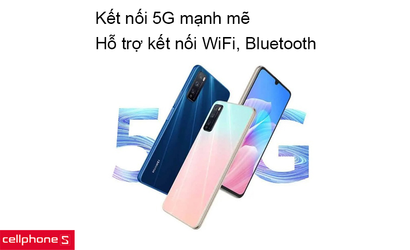 Hỗ trợ các kết nối không dây như WiFi, Bluetooth và hỗ trợ kết nối 5G tốc độ cao
