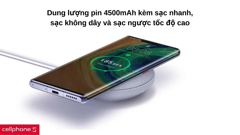 Dung lượng pin 4500mAh cùng các tính năng cảm biến cao cấp
