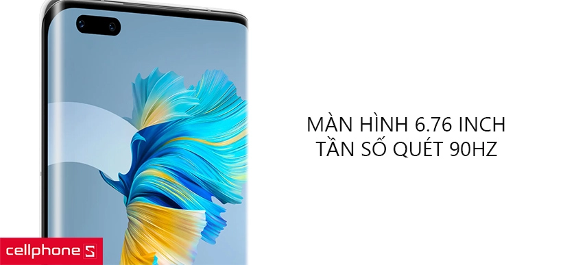 Màn hình 6.76 inch, tần số quét 90Hz