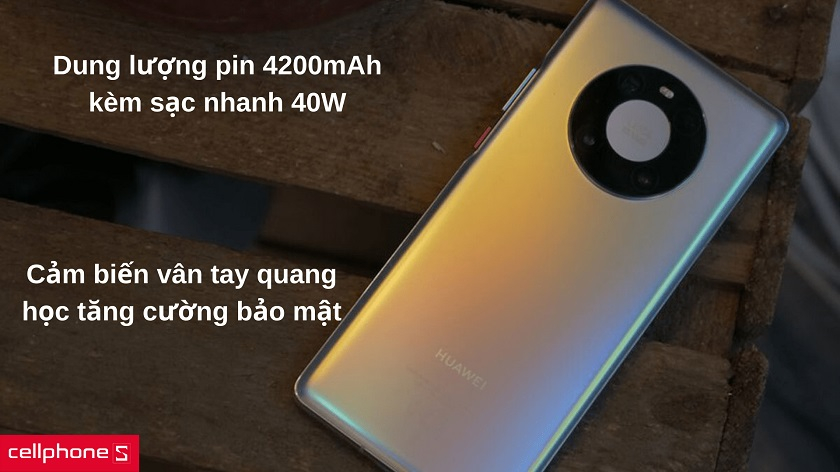 Cảm biến vân tay quang học ẩn hiện đại, dung lượng pin 4200mAh kèm sạc nhanh 40W