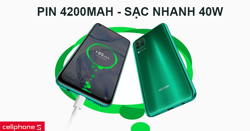 Viên pin liền 4200mAh cùng sạc nhanh 40W và cảm biến vân tay trong màn hình