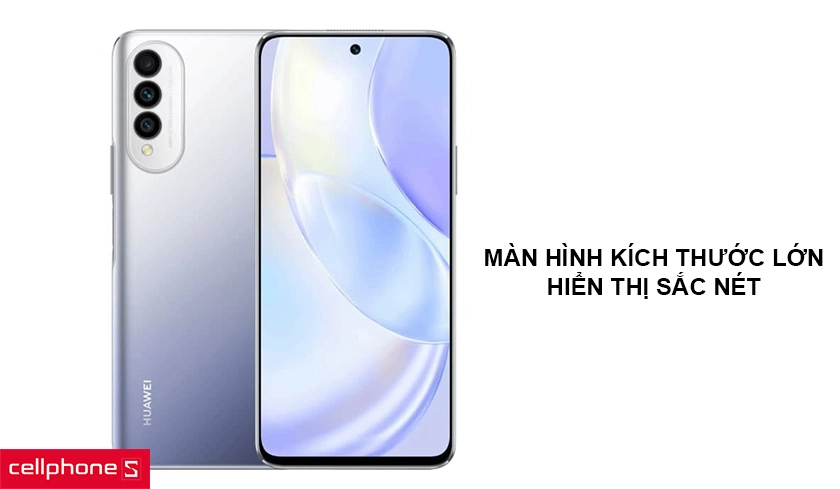 Màn hình kích thước lớn, dải màu sống động hiển thị sắc nét