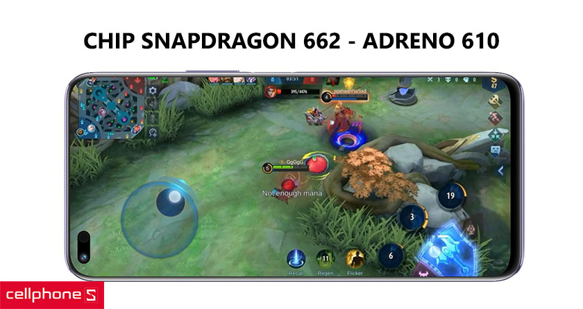 Hiệu năng cho trải nghiệm chơi game ấn tượng