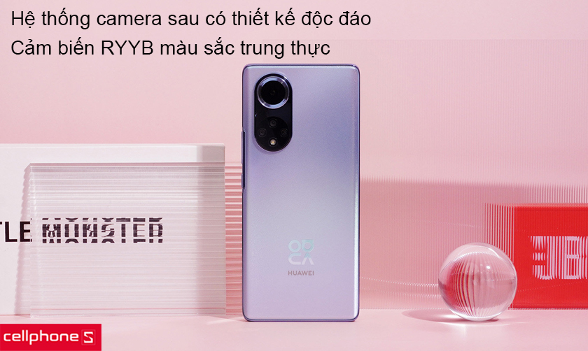 Hệ thống camera đỉnh cao với thiết kế độc đáo, cảm biến RYYB tiếp thu ánh sáng tốt hơn
