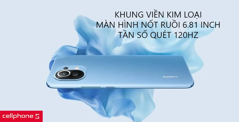 Thiết kế chuẩn flagship với thân hình vuông vức cùng màn hình cong viền siêu mỏng