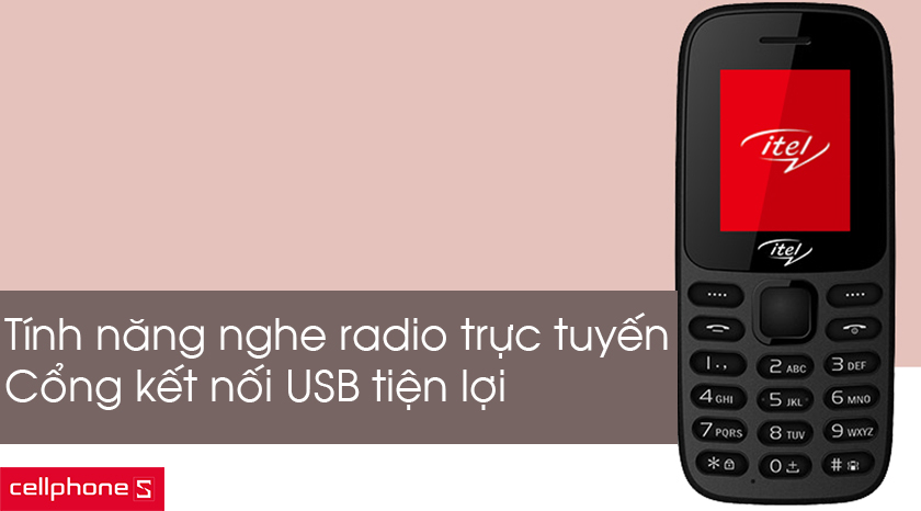 Tính năng nghe radio trực tuyến và cổng kết nối USB tiện lợi