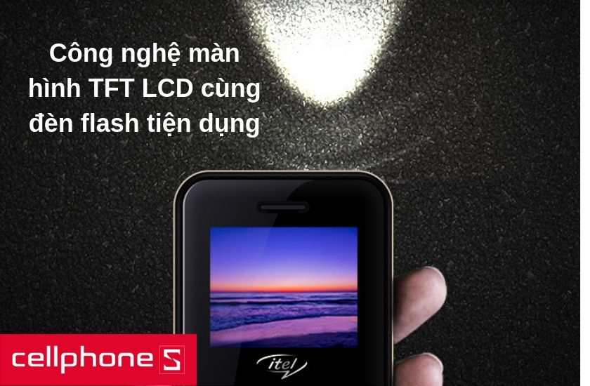 Được thiết kế với công nghệ màn hình TFT LCD cùng độ phân giải VGA