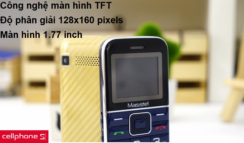 Sở hữu màn hình công nghệ TFT