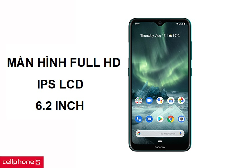 Màn hình thiết kế tai thỏ với độ phân giải full HD+ sắc nét