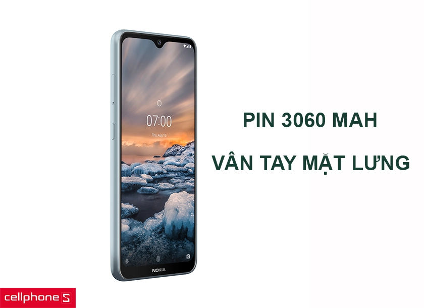Dung lượng pin lớn 3060 mAh 
