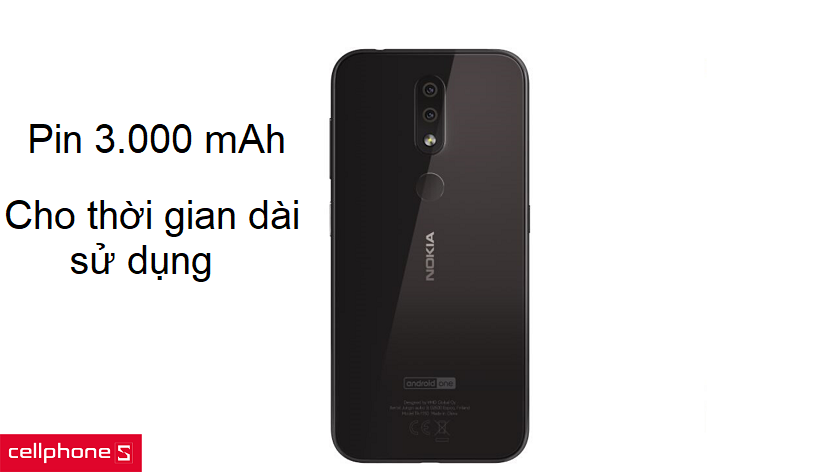 Viên pin 3000mAh cho 100 giờ nghe nhạc cùng jack tai nghe 3.5mm