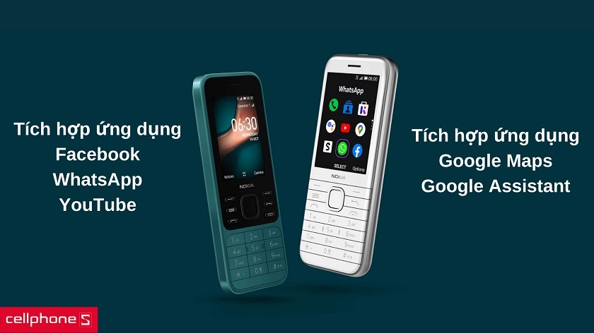 Kết nối xã hội cùng WhatsApp, Facebook, YouTube và tiện ích Google