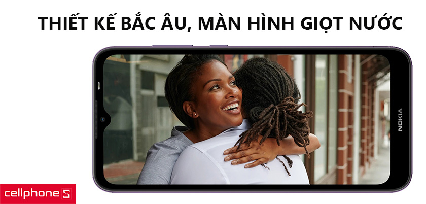 Thiết kế Bắc Âu, màn hình giọt nước