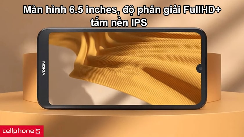 Màn hình 6.5 inches, độ phân giải FullHD+ và tấm nền IPS