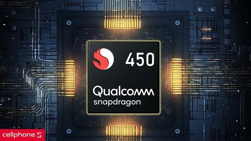 Trang bị chip Snapdragon 450 và cụm hai camera sắc nét