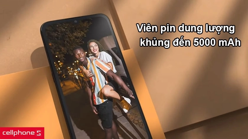 Viên pin dung lượng khủng đến 5000 mAh