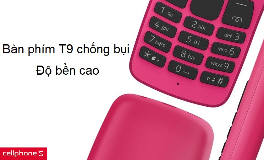 Bàn phím T9 chống bụi, độ bền cao