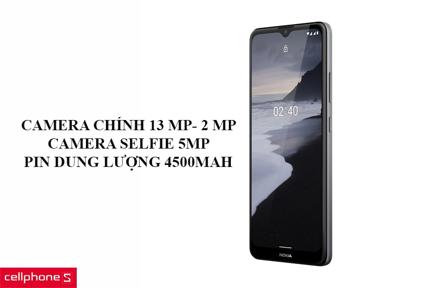 Trang bị bộ đôi camera sau sắc nét, pin dung lượng lớn 4500mAh