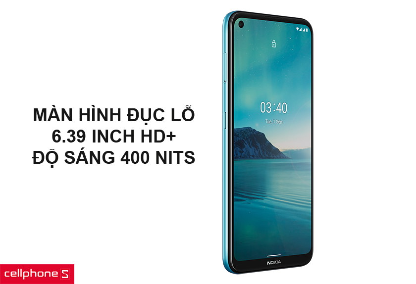 Thiết kế nhỏ gọn và màn hình IPS LCD 6.3 inch