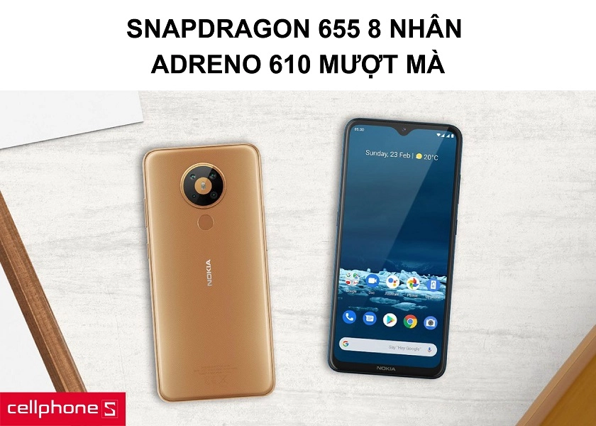 Chipset Snapdragon 665 mạnh mẽ trong tầm giá cùng GPU Adreno 610 mượt mà