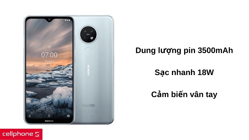 Dung lượng 3500mAh pin đi cùng với sạc nhanh sử dụng lâu dài
