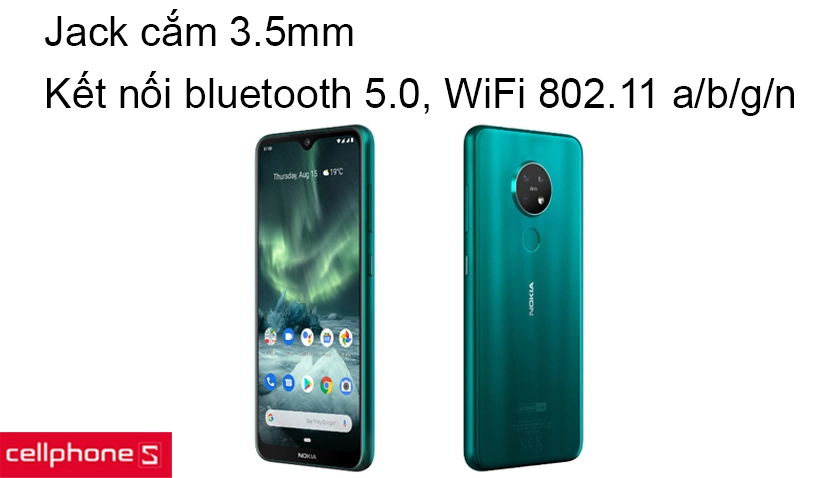 Khả năng kết nối đa dạng, kết nối bluetooth 5.0, WiFi 802.11 a/b/g/n,…