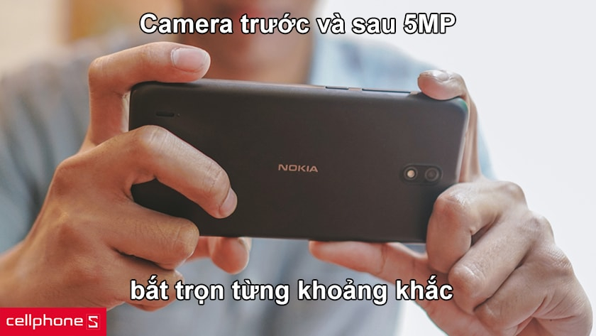 Bộ hai camera trước và sau 5MP bắt trọn từng khoảng khắc
