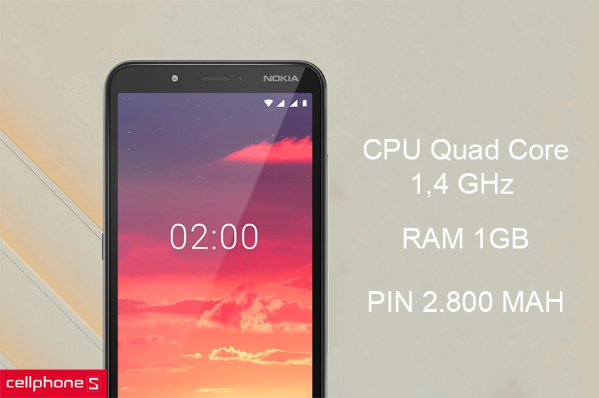 Hiệu năng mạnh mẽ với CPU Quad Core 1,4 GHz và RAM 1GB, dung lượng pin 2.800 mAh