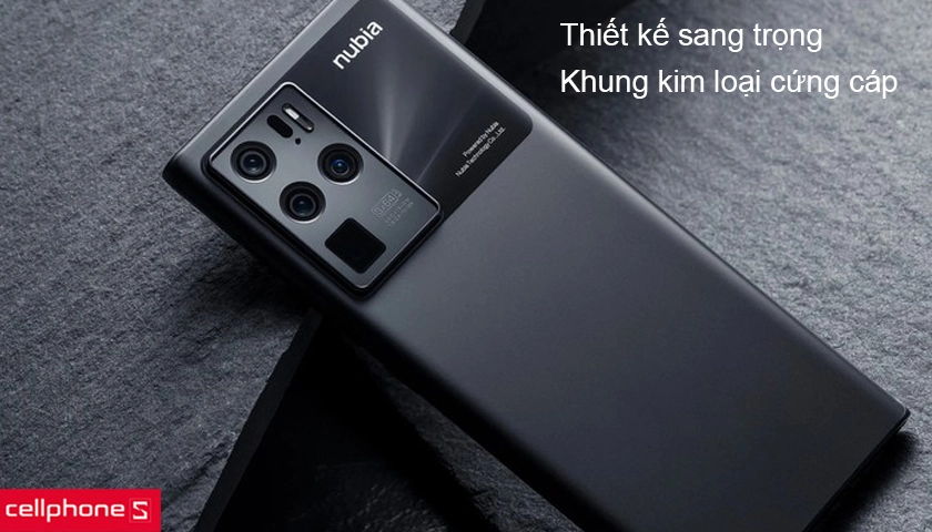 Ngôn ngữ thiết kế sang trọng với khung kim loại, màu bạc tinh tế