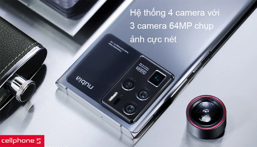 Hệ thống 4 camera với 3 camera cảm biến lớn cực chất cho ảnh chụp ấn tượng